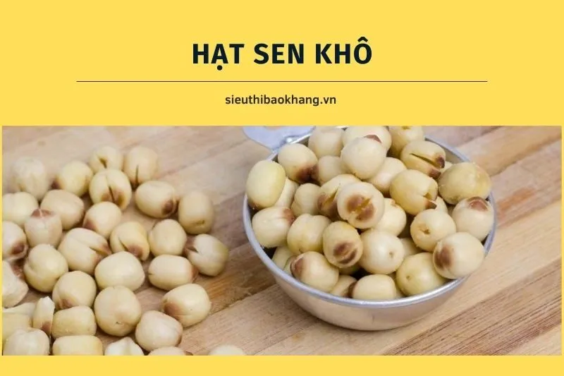 Hạt sen khô