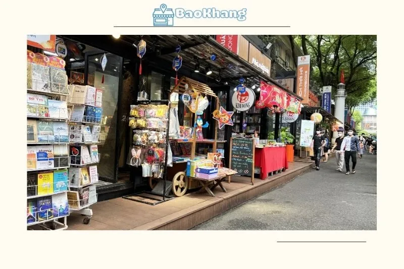 Cấu trúc và không gian tại đường sách Nguyễn Văn Bình